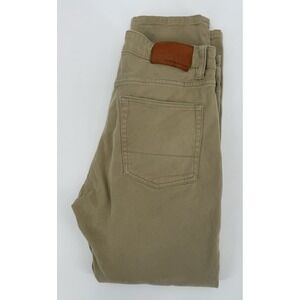 Spier & Mackay Dress Pants Mens 34 Beige Tan Slim Fit Trouser Cotton Chino